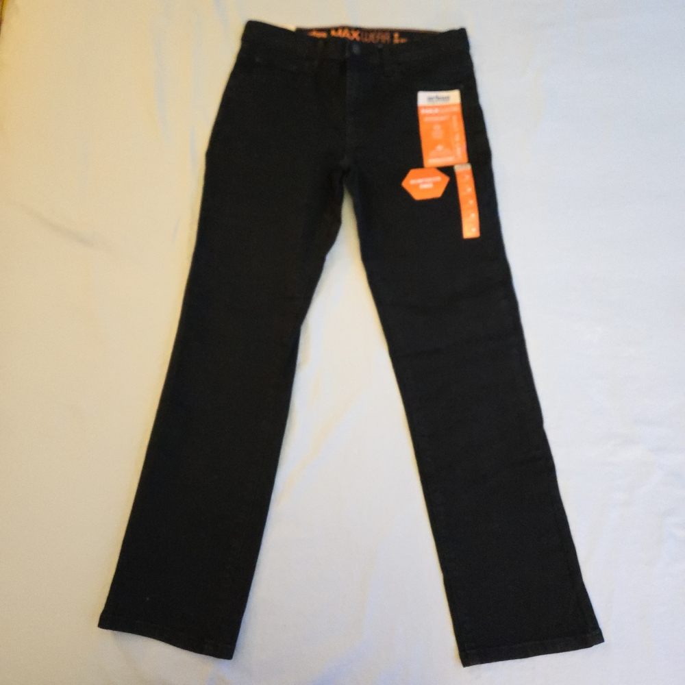 Urban Pipeline Slim Ultimate Stretch Boys Black Denim Jeans Maxwear EB3